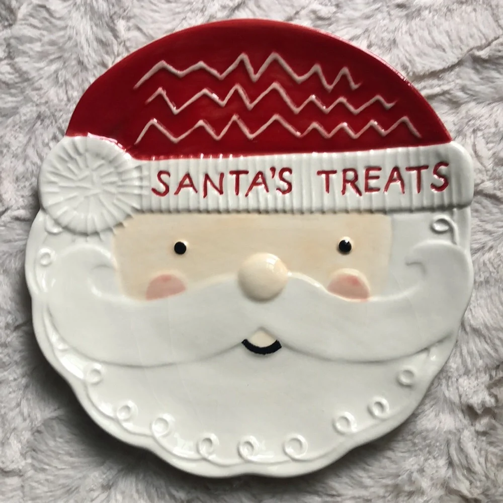 Christmas Eve 3 pc Santa’s Treat Plate Set